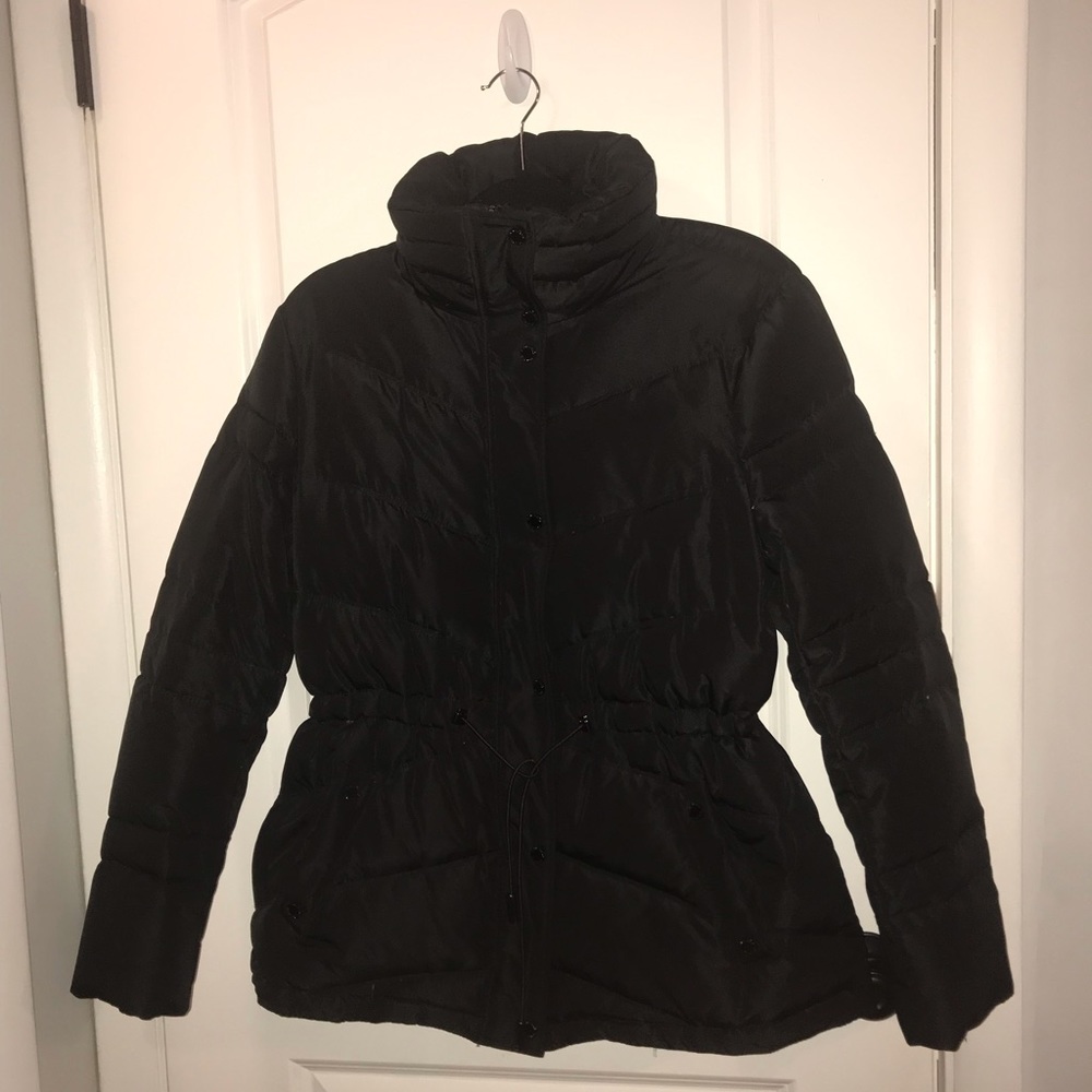 New short black coat
